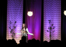 Natalie Rivera Speaking on Stage