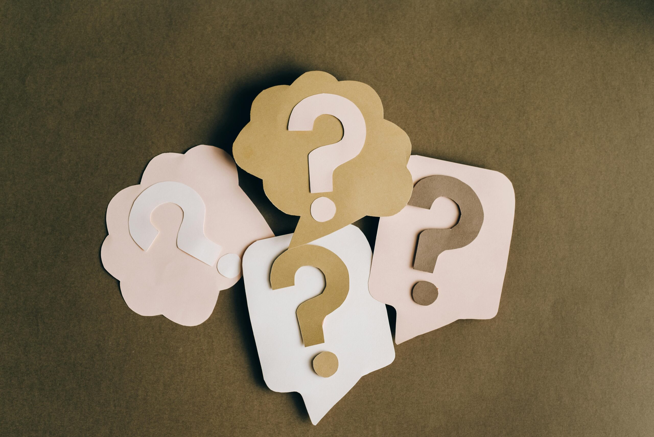 Image displaying question marks to symbolize Life Coaching Questions