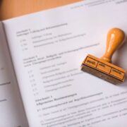 ICF accreditation concept with official documents and certification stamp representing professional coaching credentials