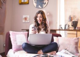 woman choosing the best online life coaching certification for her